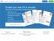 Tablet Screenshot of buzzcv.com